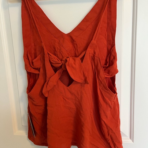 Lulus Adrift Rust Orange Tank Top - Size S - Picture 3 of 7
